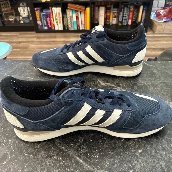 adidas Blue and White Men's Sneakers - Picture 2 of 6